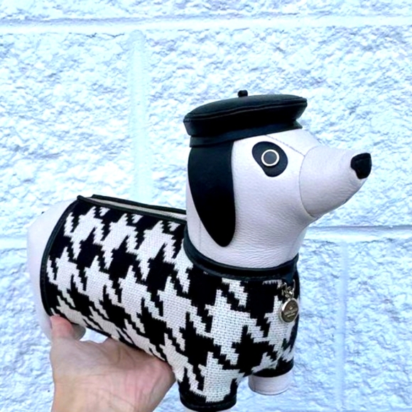 kate spade Bags Kate Spade Claude Dachshund Houndstooth Crossbody